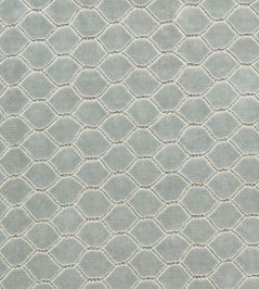 Faraday Velvet Fabric by Sanderson Porcelain Faraday Velvet Fabric by Sanderson Porcelain