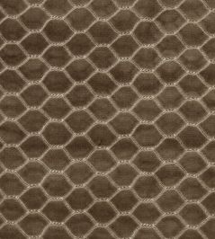 Faraday Velvet Fabric by Sanderson Walnut Faraday Velvet Fabric by Sanderson Walnut