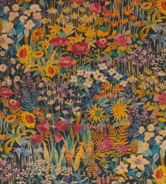 Faria Flowers in Vintage Velvet Fabric by Liberty Lichen Faria Flowers in Vintage Velvet Fabric by Liberty Lichen