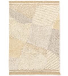 Farm Fields Rug by Lorena Canals Natural Farm Fields Rug by Lorena Canals Natural
