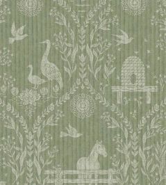 Farmyard Friends Wallpaper by Eijffinger Green Farmyard Friends Wallpaper by Eijffinger Green