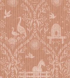 Farmyard Friends Wallpaper by Eijffinger Orange Farmyard Friends Wallpaper by Eijffinger Orange
