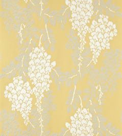 Wisteria Wallpaper by Farrow & Ball Yellow Ground Wisteria Wallpaper by Farrow & Ball Yellow Ground