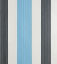 Chromatic Stripe Wallpaper by Farrow & Ball St Giles Blue Chromatic Stripe Wallpaper by Farrow & Ball St Giles Blue