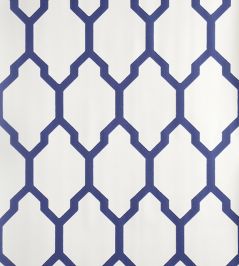 Tessella Wallpaper by Farrow & Ball Drawing Room Blue Tessella Wallpaper by Farrow & Ball Drawing Room Blue