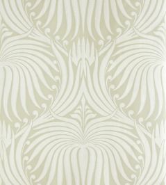 Lotus Wallpaper by Farrow & Ball Green Ground Lotus Wallpaper by Farrow & Ball Green Ground
