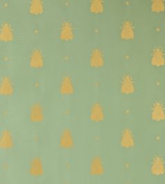 Bumble Bee Wallpaper by Farrow & Ball Suffield Green Bumble Bee Wallpaper by Farrow & Ball Suffield Green