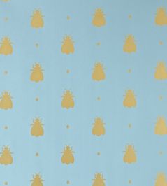 Bumble Bee Wallpaper by Farrow & Ball Stone Blue Bumble Bee Wallpaper by Farrow & Ball Stone Blue