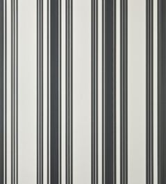 Tented Stripe Wallpaper by Farrow & Ball Off-Black Tented Stripe Wallpaper by Farrow & Ball Off-Black
