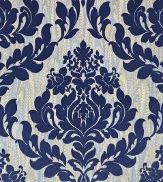 Faversham Wallpaper by 1838 Wallcoverings Navy Blue Faversham Wallpaper by 1838 Wallcoverings Navy Blue