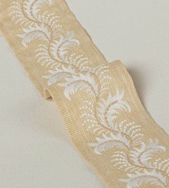Feather Braid Trimming by Colefax and Fowler Yellow Feather Braid Trimming by Colefax and Fowler Yellow