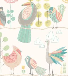 Feather Fandango Wallpaper by Ohpopsi Ballet Slipper Feather Fandango Wallpaper by Ohpopsi Ballet Slipper
