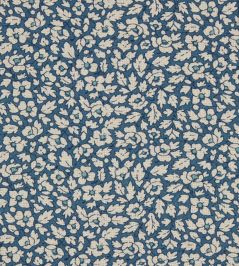 Feather Petals Fabric by Liberty Lapis Feather Petals Fabric by Liberty Lapis