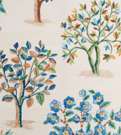 Fener Grove Wallpaper by Nina Campbell Blue/Green Fener Grove Wallpaper by Nina Campbell Blue/Green