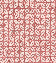 Hamble Fabric by Fermoie Red Hamble Fabric by Fermoie Red