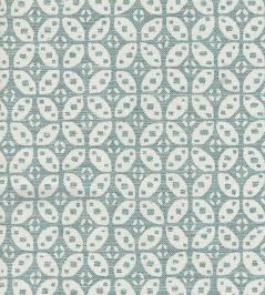 Hamble Fabric by Fermoie Teal Hamble Fabric by Fermoie Teal