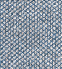 Wicker Linen Fabric by Fermoie Sea Blue Wicker Linen Fabric by Fermoie Sea Blue