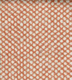 Wicker Linen Fabric by Fermoie Burnt Orange Wicker Linen Fabric by Fermoie Burnt Orange