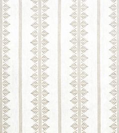 Fern Stripe Fabric by Anna French Beige Fern Stripe Fabric by Anna French Beige