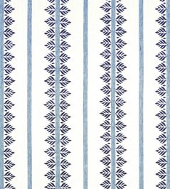 Fern Stripe Fabric by Anna French Navy Fern Stripe Fabric by Anna French Navy