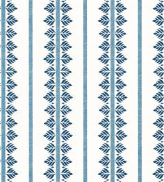 Fern Stripe Wallpaper by Anna French Navy Fern Stripe Wallpaper by Anna French Navy
