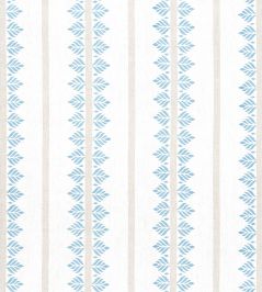 Fern Stripe Fabric by Anna French Spa Blue Fern Stripe Fabric by Anna French Spa Blue