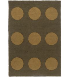 Festival Dots Rug by Brink & Campman Olive Green Festival Dots Rug by Brink & Campman Olive Green