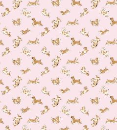 Fete De Chien Wallpaper by Scalamandre Ballerina Pink And Honey Fete De Chien Wallpaper by Scalamandre Ballerina Pink And Honey