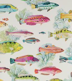 Fidji Wallpaper by Manuel Canovas Corail Fidji Wallpaper by Manuel Canovas Corail