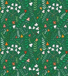 Fields of joy Wallpaper by Ottoline Green Fields of joy Wallpaper by Ottoline Green