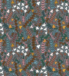 Fields of joy Wallpaper by Ottoline Grey Fields of joy Wallpaper by Ottoline Grey