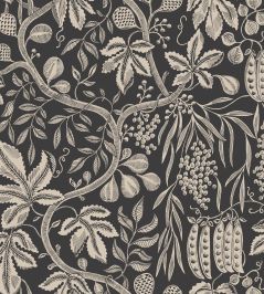 Fig Garden Wallpaper by Sandberg Charcoal Fig Garden Wallpaper by Sandberg Charcoal