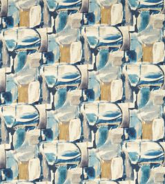 Figura Fabric by Clarke & Clarke Denim/Linen Figura Fabric by Clarke & Clarke Denim/Linen