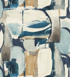 Figura Wallpaper by Clarke & Clarke Denim/Linen Figura Wallpaper by Clarke & Clarke Denim/Linen