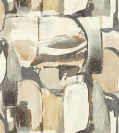 Figura Wallpaper by Clarke & Clarke Linen/Charcoal Figura Wallpaper by Clarke & Clarke Linen/Charcoal