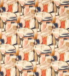 Figura Fabric by Clarke & Clarke Midnight/Spice Figura Fabric by Clarke & Clarke Midnight/Spice