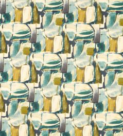 Figura Fabric by Clarke & Clarke Teal/Mineral Figura Fabric by Clarke & Clarke Teal/Mineral