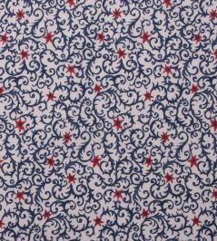 Filigree Fabric by Titley and Marr Prussian Filigree Fabric by Titley and Marr Prussian