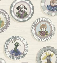 Fine China Wallpaper by Brand McKenzie Chalk Fine China Wallpaper by Brand McKenzie Chalk