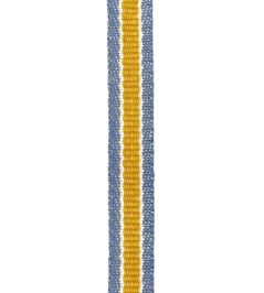 Fineline Stripe Braid Trimming by Ian Mankin Ochre/Mist Fineline Stripe Braid Trimming by Ian Mankin Ochre/Mist