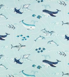 Fintastic Fabric by Villa Nova Blue Fintastic Fabric by Villa Nova Blue