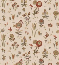 Firle Meadow Wallpaper by Mulberry Home Russet Firle Meadow Wallpaper by Mulberry Home Russet