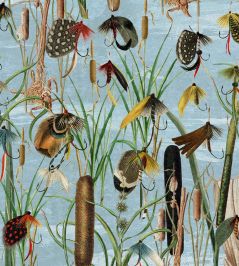 Fishing Flies Wallpaper by MINDTHEGAP Aquamarine Fishing Flies Wallpaper by MINDTHEGAP Aquamarine