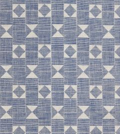 Flag Fabric by Fermoie Indigo Flag Fabric by Fermoie Indigo