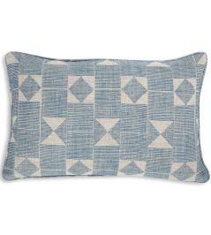 Flag Cushion by Fermoie Blue Flag Cushion by Fermoie Blue