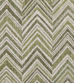 Flame Stitch Fabric by Fermoie Green Flame Stitch Fabric by Fermoie Green