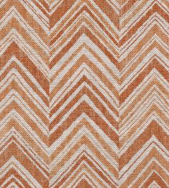 Flame Stitch Fabric by Fermoie Orange Flame Stitch Fabric by Fermoie Orange