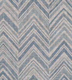 Flame Stitch Fabric by Fermoie Sky Flame Stitch Fabric by Fermoie Sky