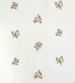 Flax & Field Posy Voile Fabric by Volga Linen Multi/Oyster Flax & Field Posy Voile Fabric by Volga Linen Multi/Oyster