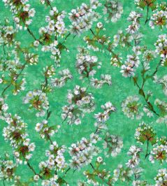 Fleur D'Assam Fabric by Designers Guild Emerald Fleur D'Assam Fabric by Designers Guild Emerald